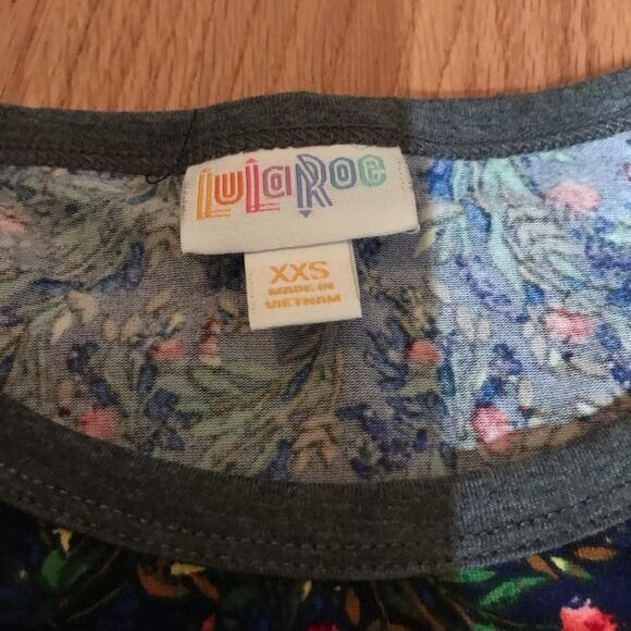 LuLaRoe Julia Dress - XXS - Floral - New With Tags - Picture 4 of 7